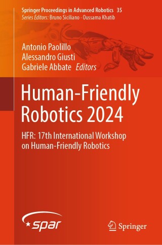 Imagen de portada: Human-Friendly Robotics 2024 9783031816871