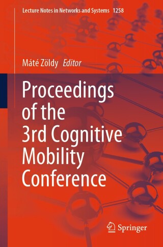 Cover image: Proceedings of the 3rd Cognitive Mobility Conference 9783031817984