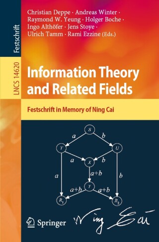 Cover image: Information Theory and Related Fields 9783031820137