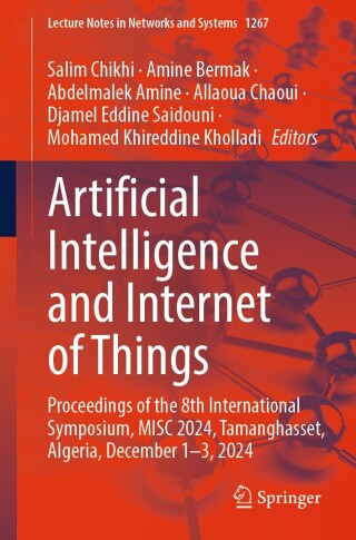 Cover image: Artificial Intelligence and Internet of Things 9783031821110