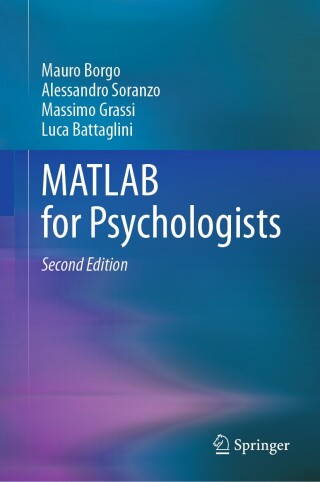Cover image: MATLAB for Psychologists 2nd edition 9783031823299