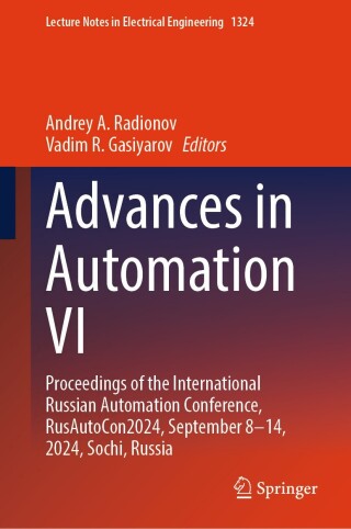 Cover image: Advances in Automation VI 9783031824937