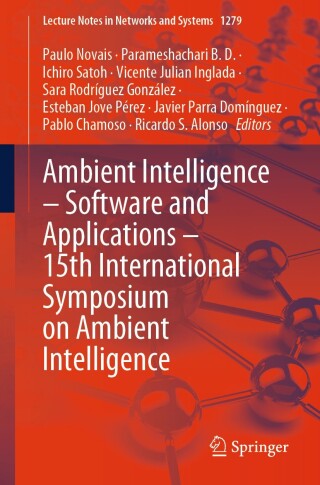 Imagen de portada: Ambient Intelligence – Software and Applications – 15th International Symposium on Ambient Intelligence 9783031831164