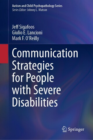 Imagen de portada: Communication Strategies for People with Severe Disabilities 9783031838064