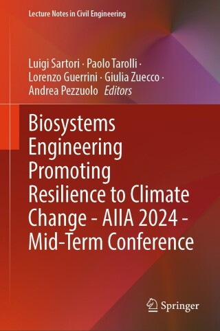 Cover image: Biosystems Engineering Promoting Resilience to Climate Change - AIIA 2024 - Mid-Term Conference 9783031842115