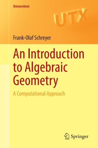 Cover image: An Introduction to Algebraic Geometry 9783031848339
