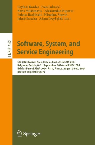 Immagine di copertina: Software, System, and Service Engineering 9783031849121