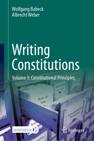 Cover image: Writing Constitutions 9783031850585