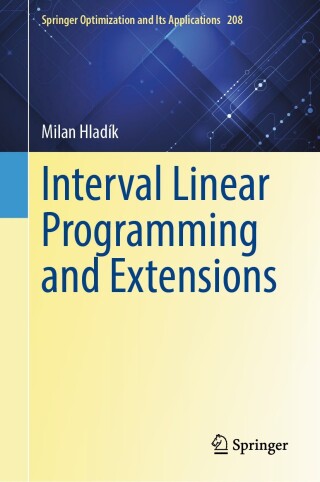 Imagen de portada: Interval Linear Programming and Extensions 9783031850950
