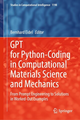 Cover image: GPT for Python-Coding in Computational Materials Science and Mechanics 9783031854699
