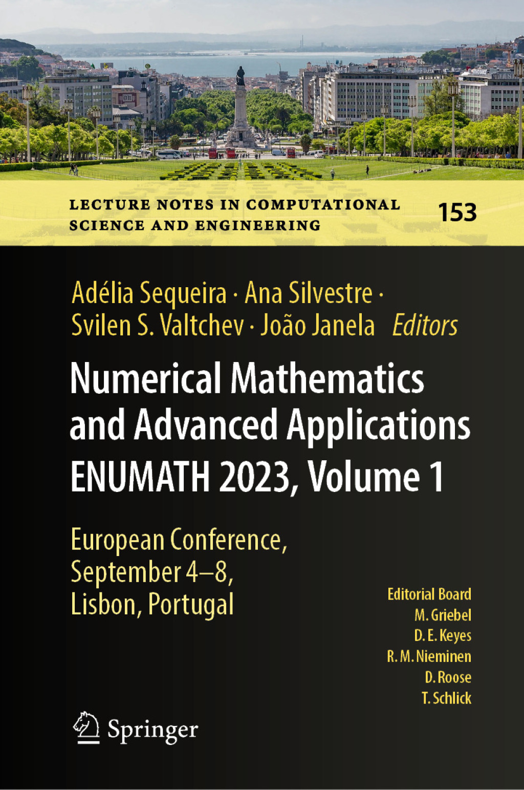 Numerical Mathematics and Advanced Applications ENUMATH 2023, Volume 1 European Conference, September 4-8,  Lisbon, Portugal