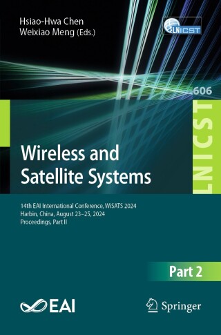 Cover image: Wireless and Satellite Systems 9783031862021