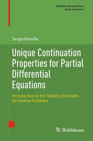 Cover image: Unique Continuation Properties for Partial Differential Equations 9783031863653