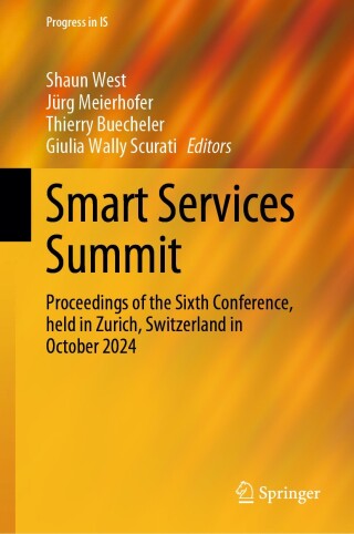 Imagen de portada: Smart Services Summit 9783031869570