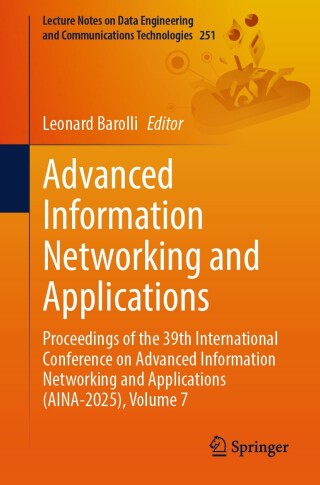 Imagen de portada: Advanced Information Networking and Applications 9783031877803