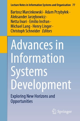 Imagen de portada: Advances in Information Systems Development 9783031878794