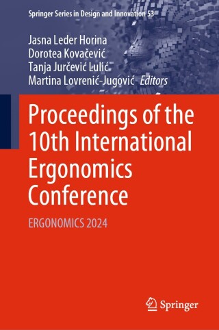 Cover image: Proceedings of the 10th International Ergonomics Conference 9783031881336
