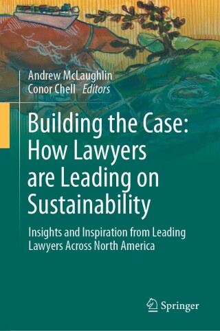 Cover image: Building the Case: How Lawyers are Leading on Sustainability 9783031884542