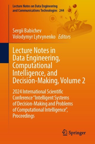 Imagen de portada: Lecture Notes in Data Engineering, Computational Intelligence, and Decision-Making, Volume 2 9783031884825