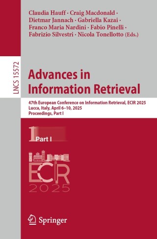 Cover image: Advances in Information Retrieval 9783031887079