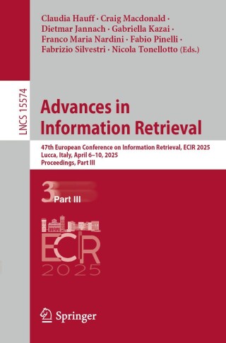 Cover image: Advances in Information Retrieval 9783031887130