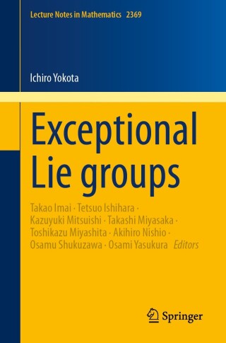 Cover image: Exceptional Lie groups 9783031889103