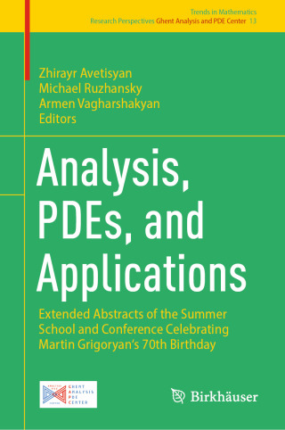 Cover image: Analysis, PDEs, and Applications 9783031894626