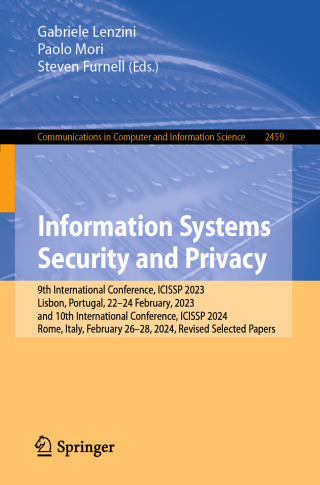 Cover image: Information Systems Security and Privacy 9783031895173