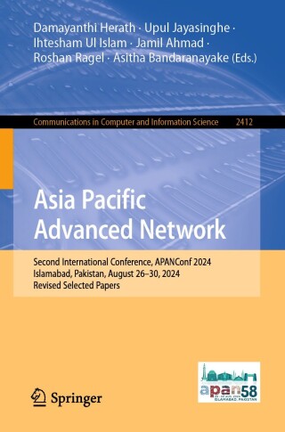Imagen de portada: Asia Pacific Advanced Network 9783031898129