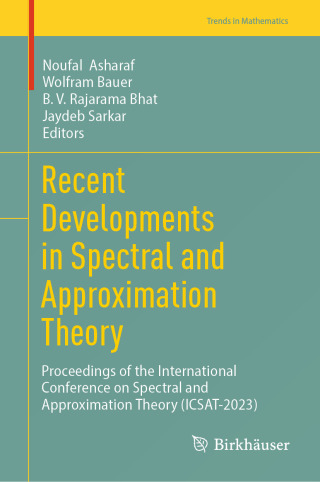 Cover image: Recent Developments in Spectral and Approximation Theory 9783031902390