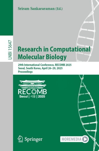 Imagen de portada: Research in Computational Molecular Biology 9783031902512