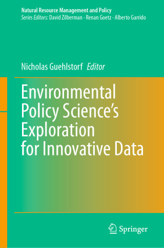 Cover image: Environmental Policy Science’s Exploration for Innovative Data 9783031908880