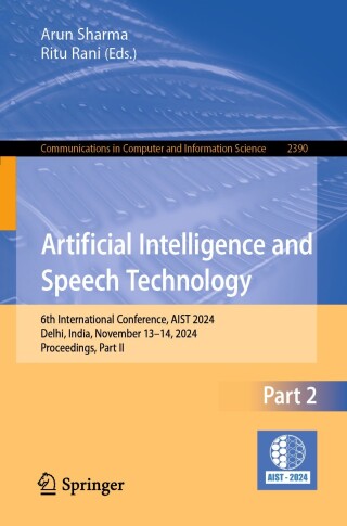 Cover image: Artificial Intelligence and Speech Technology 9783031913396
