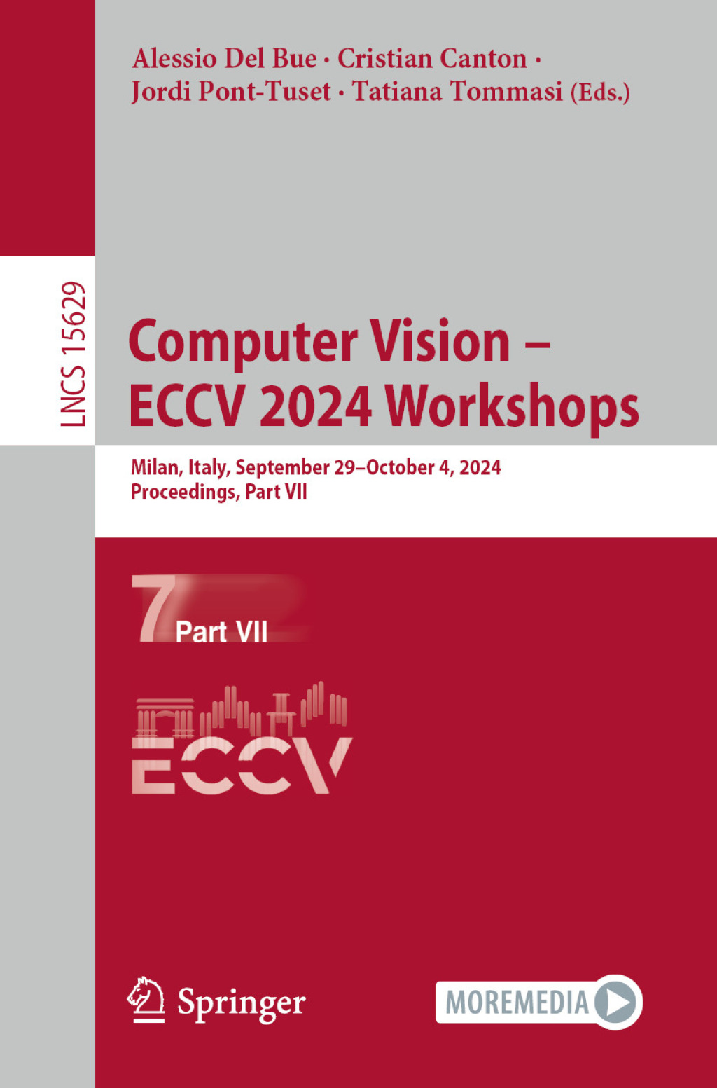 Computer Vision – ECCV 2024 Workshops Milan, Italy, September 29–October 4, 2024, Proceedings, Part VII