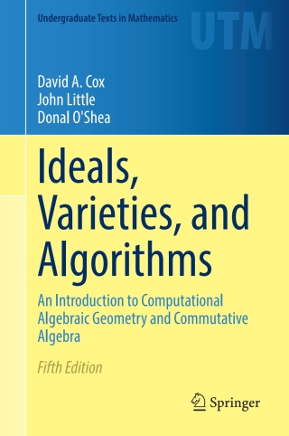 Cover image: Ideals, Varieties, and Algorithms 5th edition 9783031918407