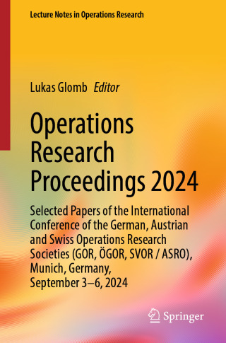 Omslagafbeelding: Operations Research Proceedings 2024 9783031925740