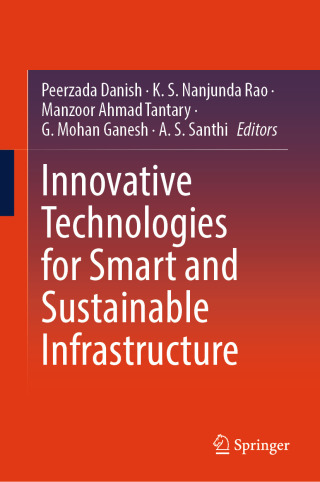 Cover image: Innovative Technologies for Smart and Sustainable Infrastructure 9783031928000