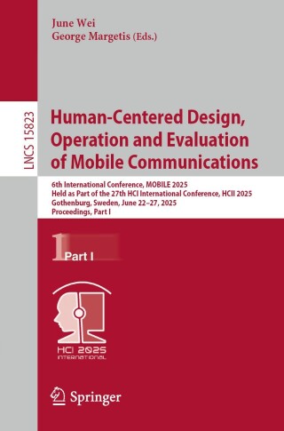 Imagen de portada: Human-Centered Design, Operation and Evaluation of Mobile Communications 9783031930607