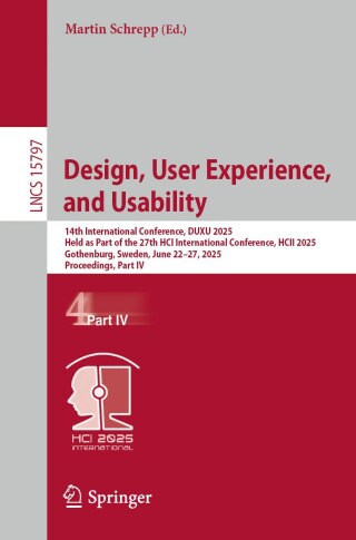 表紙画像: Design, User Experience, and Usability 9783031932298