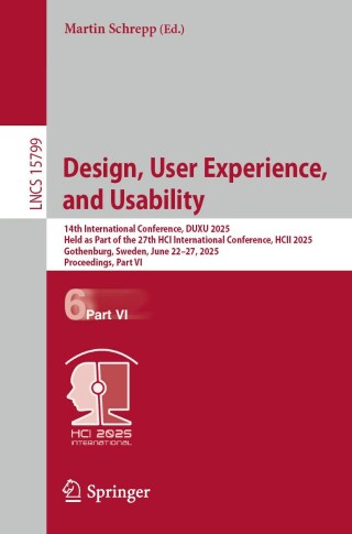 表紙画像: Design, User Experience, and Usability 9783031932359