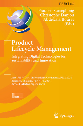 Imagen de portada: Product Lifecycle Management. Integrating Digital Technologies for Sustainability and Innovation 9783031933189