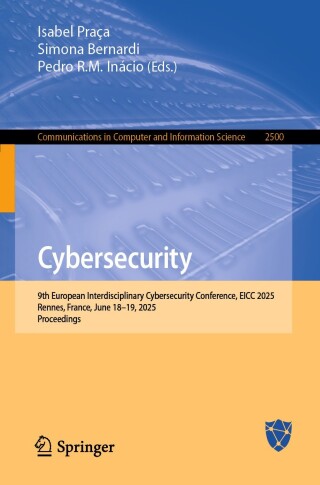 Cover image: Cybersecurity 9783031948541