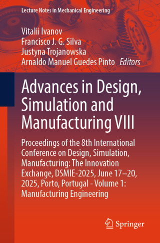 Cover image: Advances in Design, Simulation and Manufacturing VIII 9783031952104