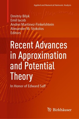Imagen de portada: Recent Advances in Approximation and Potential Theory 9783031955501