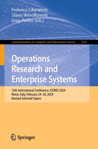 Cover image: Operations Research and Enterprise Systems 9783031956454