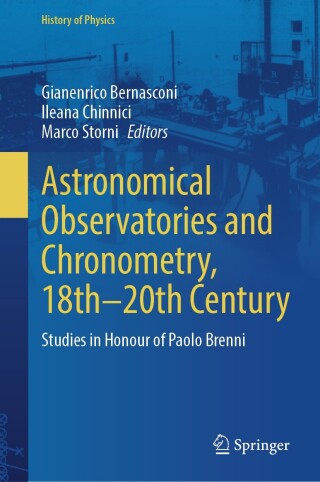 Imagen de portada: Astronomical Observatories and Chronometry, 18th-20th Century 9783031958731