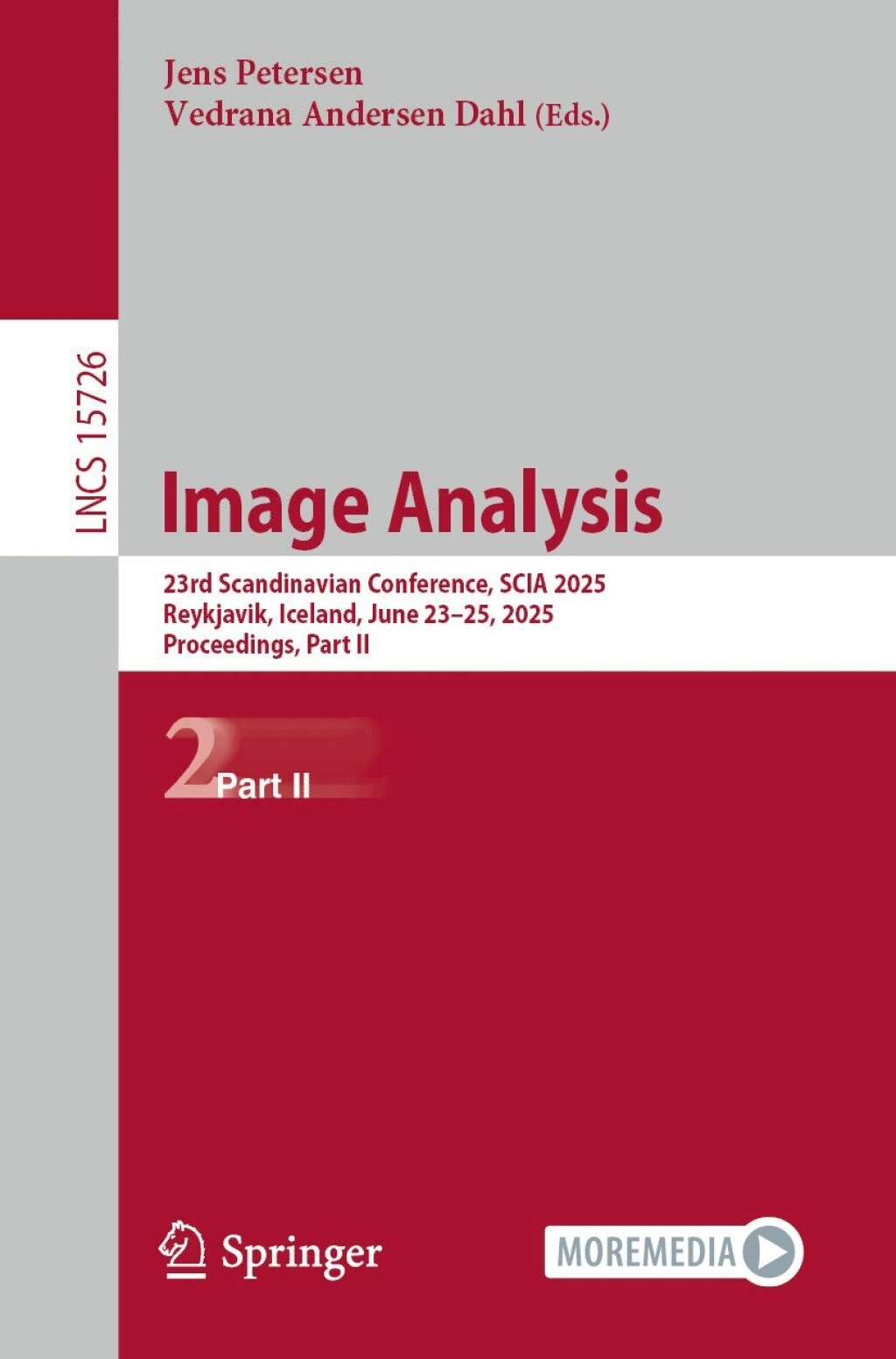 Image Analysis 23rd Scandinavian Conference, SCIA 2025, Reykjavik, Iceland, June 23–25, 2025, Proceedings, Part II