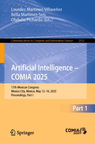 Imagen de portada: Artificial Intelligence – COMIA 2025 9783031979064