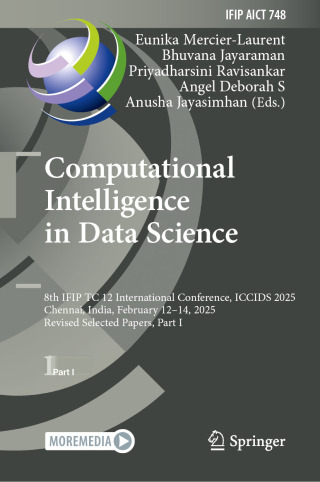 Imagen de portada: Computational Intelligence in Data Science 9783031983559