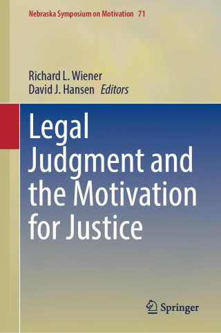Cover image: Legal Judgment and the Motivation for Justice 9783031988110